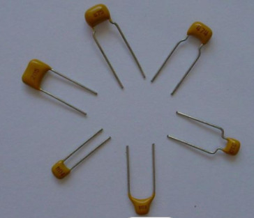 Flammenfester keramischer Kondensator der Disketten-50V, Spannungs-Beweis-Radialführungs-Art Kondensator