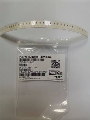 Haushaltsgeräte 100KΩ 0603 Chip Resistor 0,8 ± 0.1mm Breite