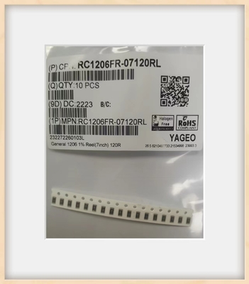 1206 beschichtender allgemeiner Dickfilm Chip Resistor 120Ω ±1% 7 Zoll Dia Reel