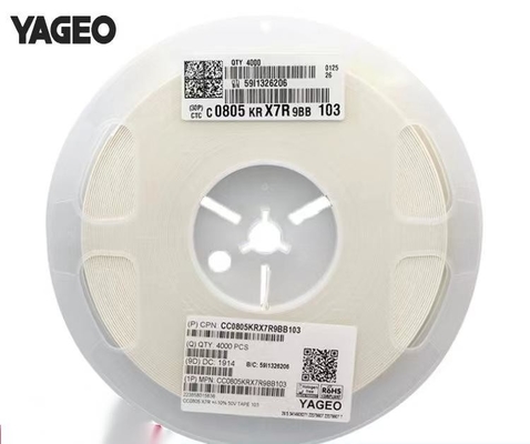 Keramische mehrschichtige Kondensatoren 0805 beschichtendes Meature X7R 103K/50V MLCC