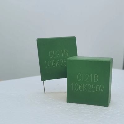 Metallisierter Polyester-Filmkastenkondensator CL21   10uF/250VDC