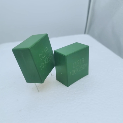 Metallisierter Polyester-Filmkastenkondensator CL21   10uF/250VDC