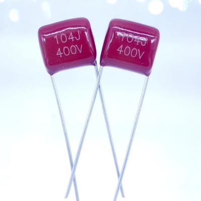 Metallisierter Laserdruck Polyester-Film-Mini Capacitor-CL21X 104J400V