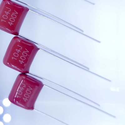 Metallisierter Laserdruck Polyester-Film-Mini Capacitor-CL21X 104J400V
