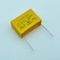 Heatproof Kondensator-feuerverzögernde gelbe Farbe der Neigungs-22.5mm der Sicherheits-X2